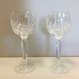 🎈🎈SOLD🎈🎈Four Waterford Lismore Wine Glasses